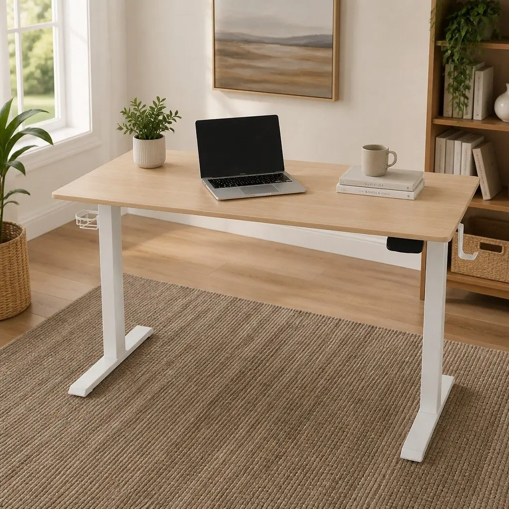 Height Adjustable Electric Sit Stand Desk with Touch Control
