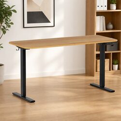 Electric Standing Desk 140cm Adjustable Height Motorised Office Home Workspace