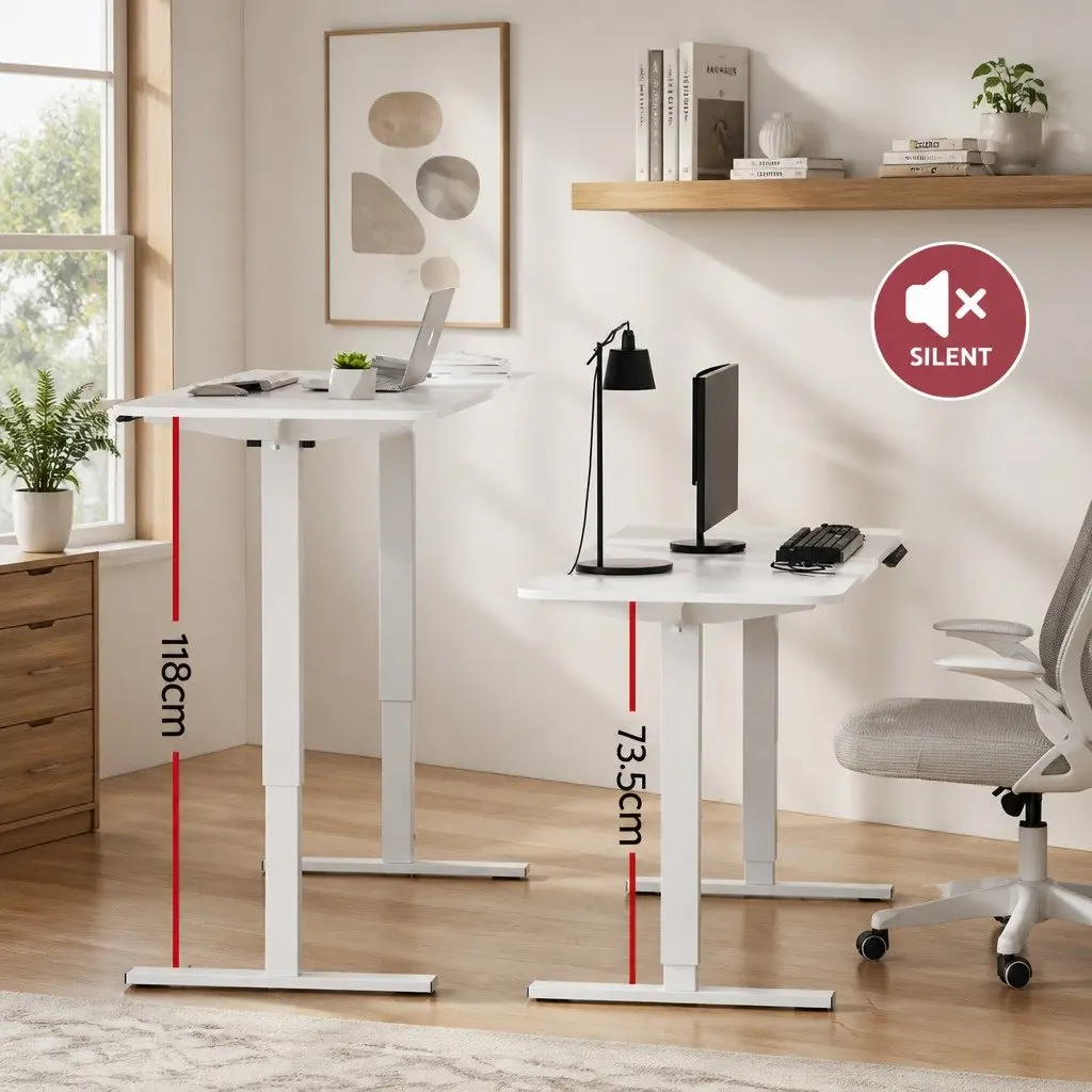Electric Standing Desk 140cm Adjustable Height