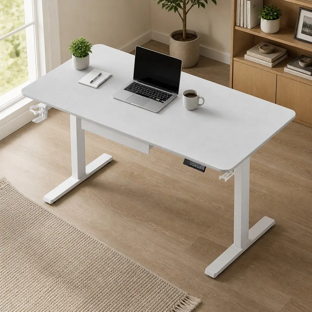 Electric Standing Desk 140cm with Motorised Height