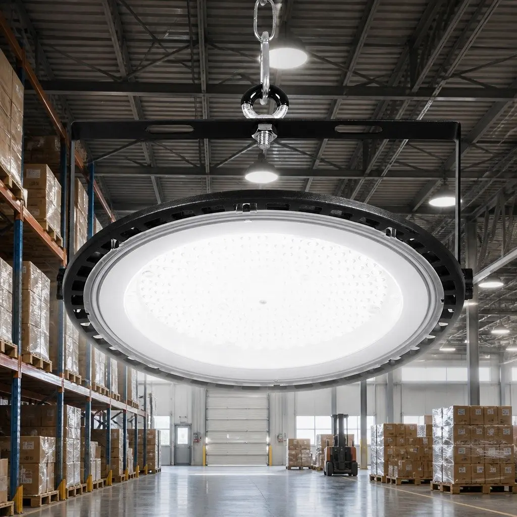 High Bay Light Aluminium 150W Black