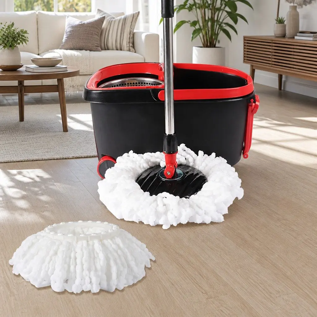 Mop Bucket Set with 360° Rotating Head