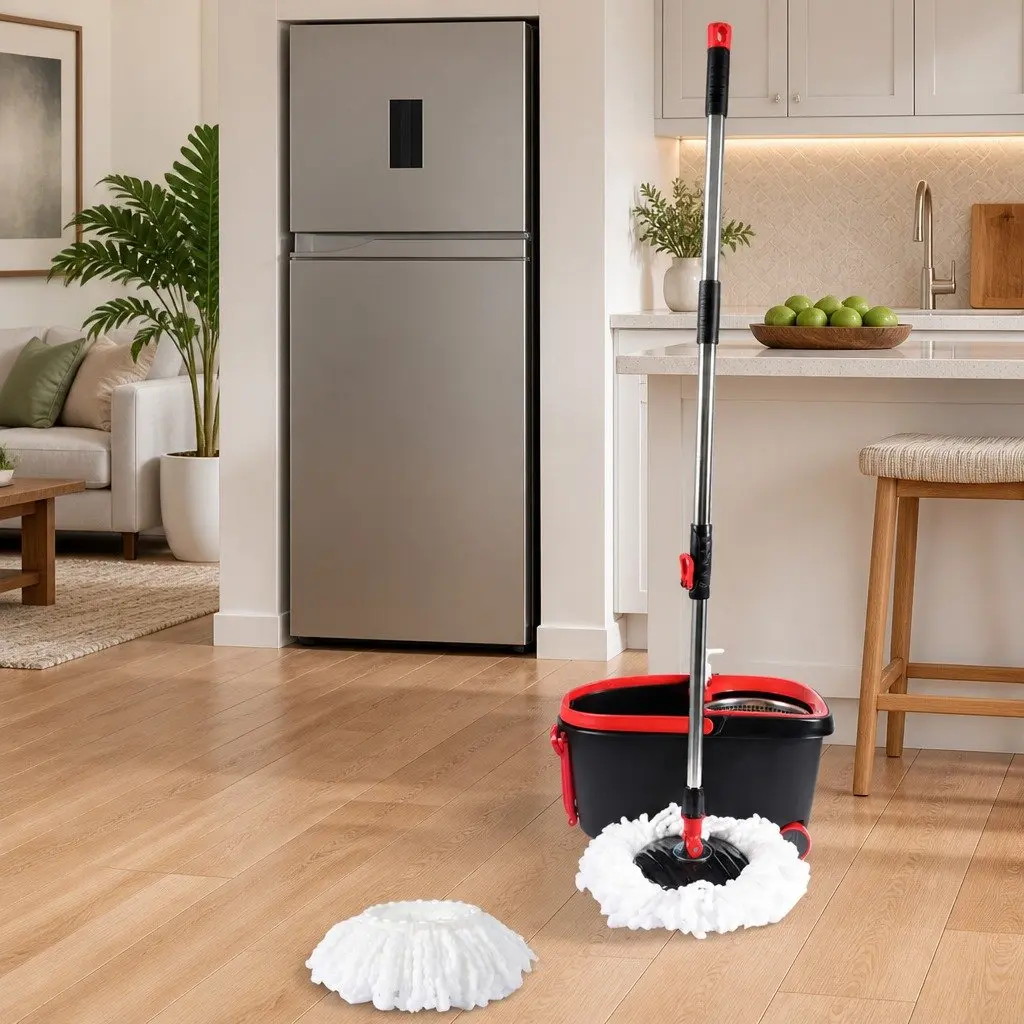 Mop Bucket Set with 360° Rotating Head