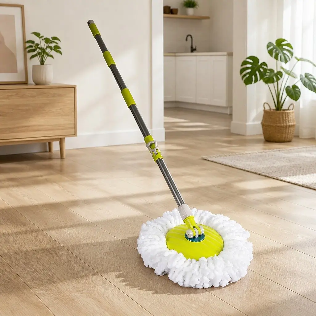 Mop Bucket Set with 360° Rotatable Head