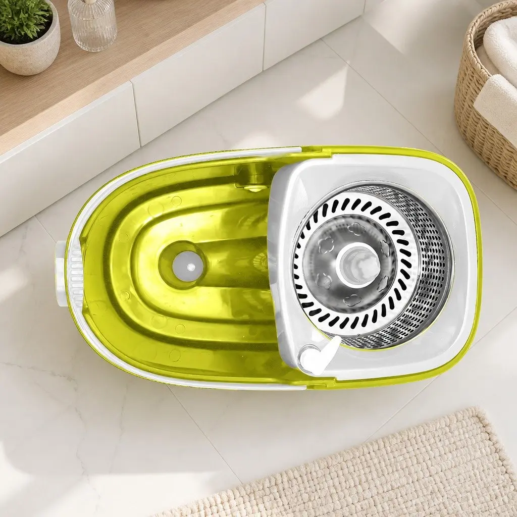 Mop Bucket Set with 360° Rotatable Head