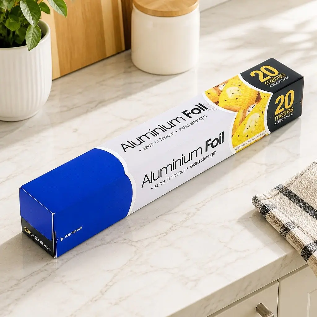 Aluminium Foil 20m x 3 Rolls for Kitchen Use