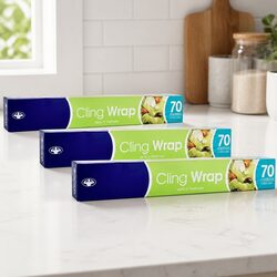 High-Quality 70m Cling Wrap for Food Storage - 3 Rolls