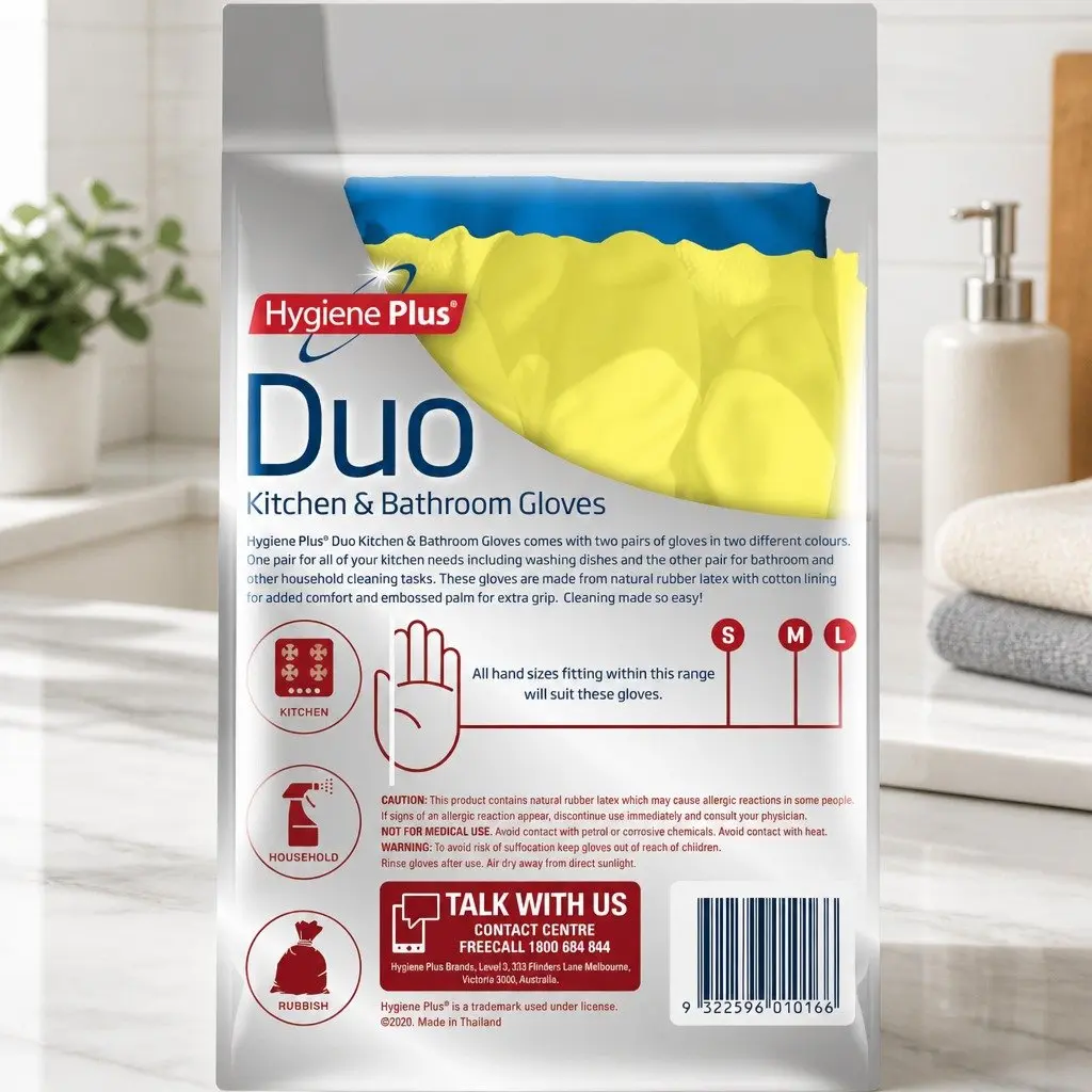 Medium Cleaning Gloves for Kitchen and Bathroom