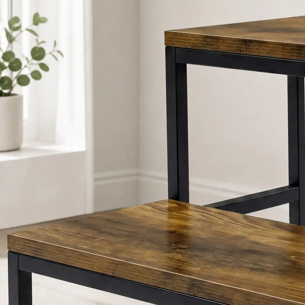 2-Step Stool with Anti-Slip Surface for Home