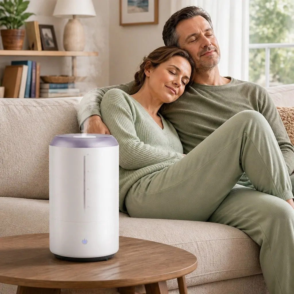 Ultrasonic Humidifier 4L Top Fill White Mist