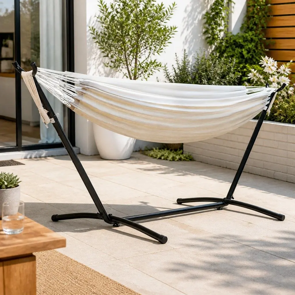 Adjustable Hammock Bed with Stand