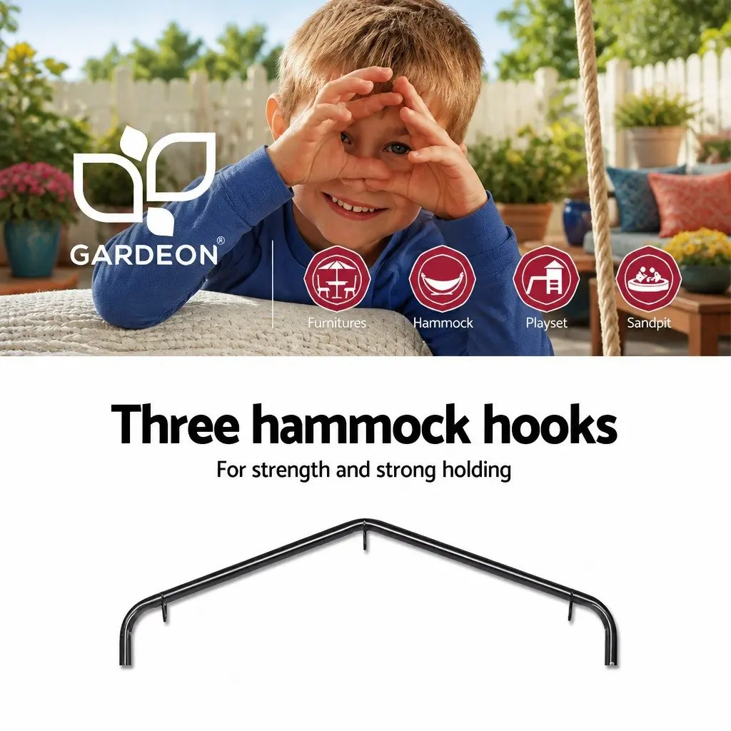 Cream Hammock Chair with Strong Stand 100cm