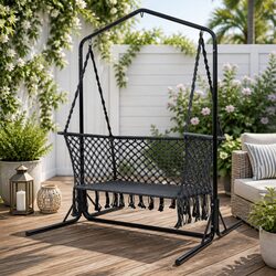 Durable Hammock Chair with Stand for Outdoor Relaxation