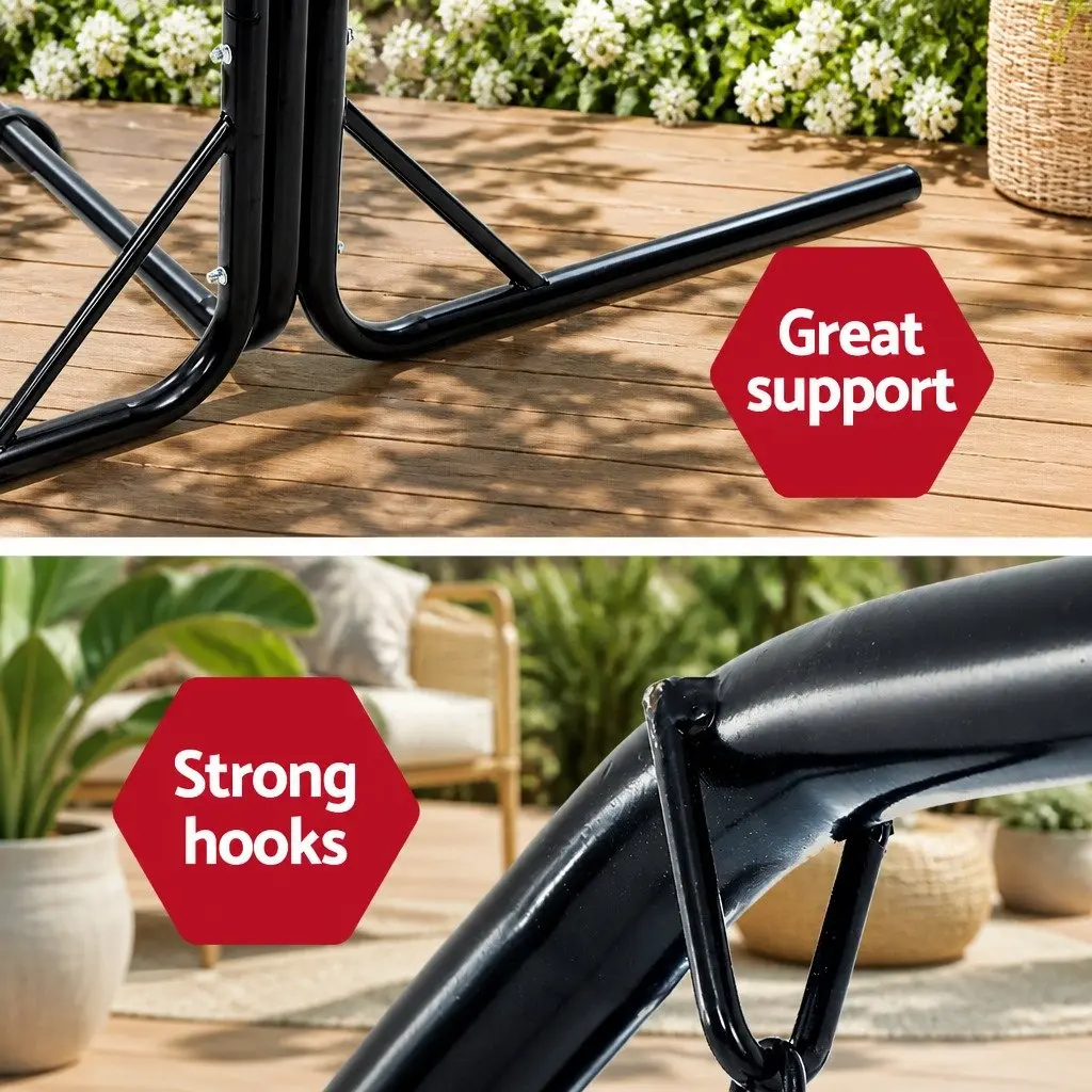 Hammock Chair with Stand for Outdoor Relaxation