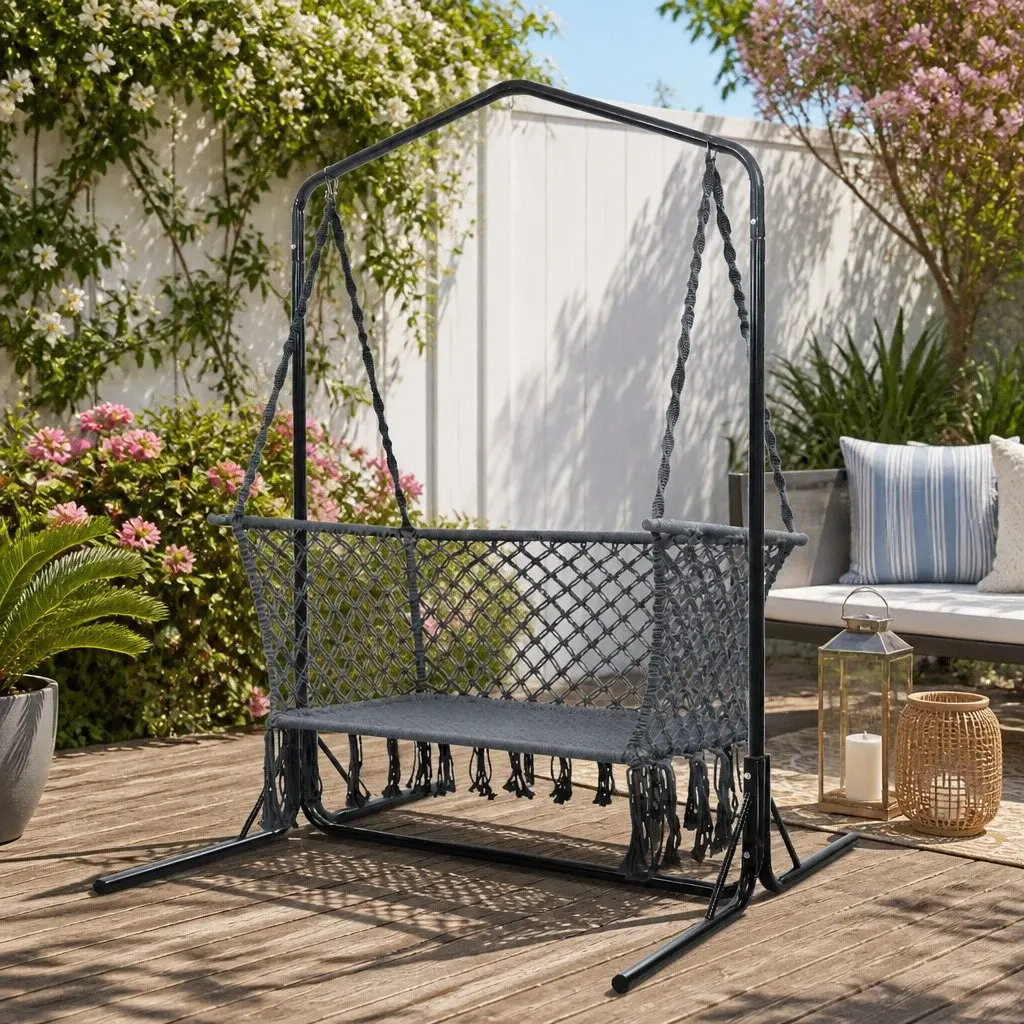 Hammock Chair with Stand for Outdoor Relaxation