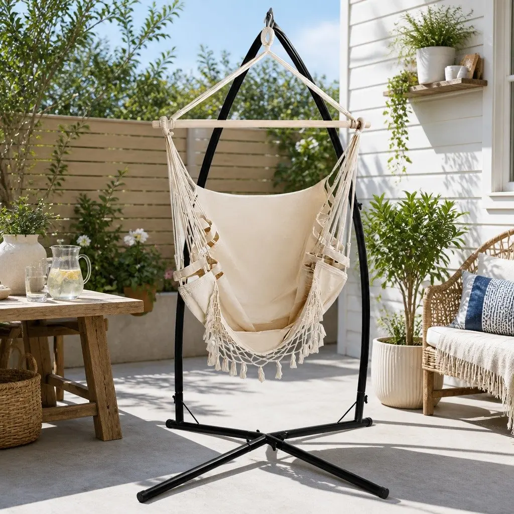 Hammock Chair with Durable Steel Stand