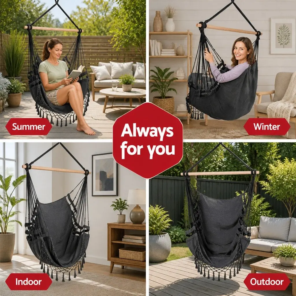 Hanging Hammock Chair for Outdoor Relaxation