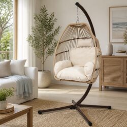 Durable Hanging Egg Chair Pod Swing for Outdoor Relaxation