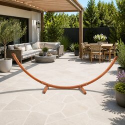 Curved Wooden Hammock Stand for 2 Persons 315cm