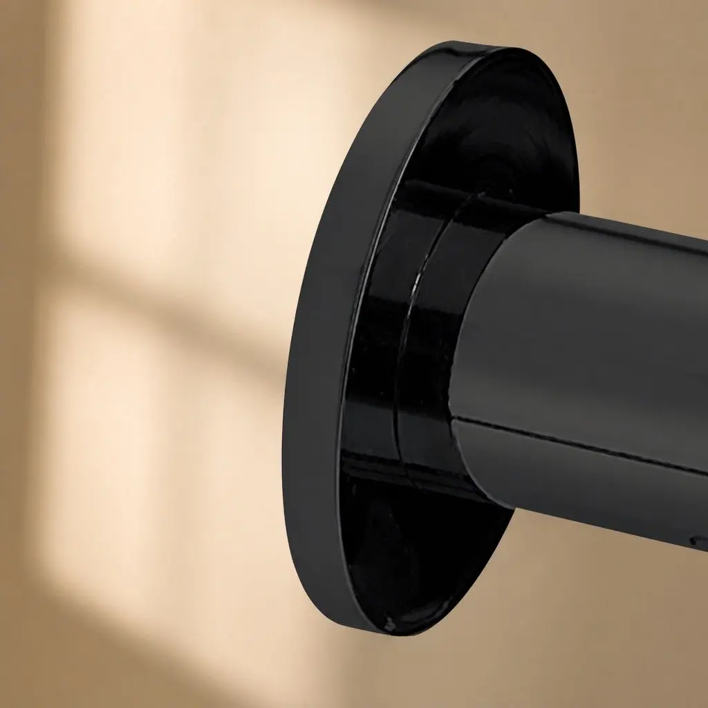 Wall-Mounted Black Toilet Paper Holder