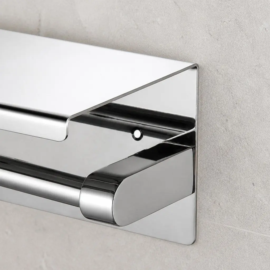 Toilet Paper Holder 304 Stainless Steel Wall Mount Silver
