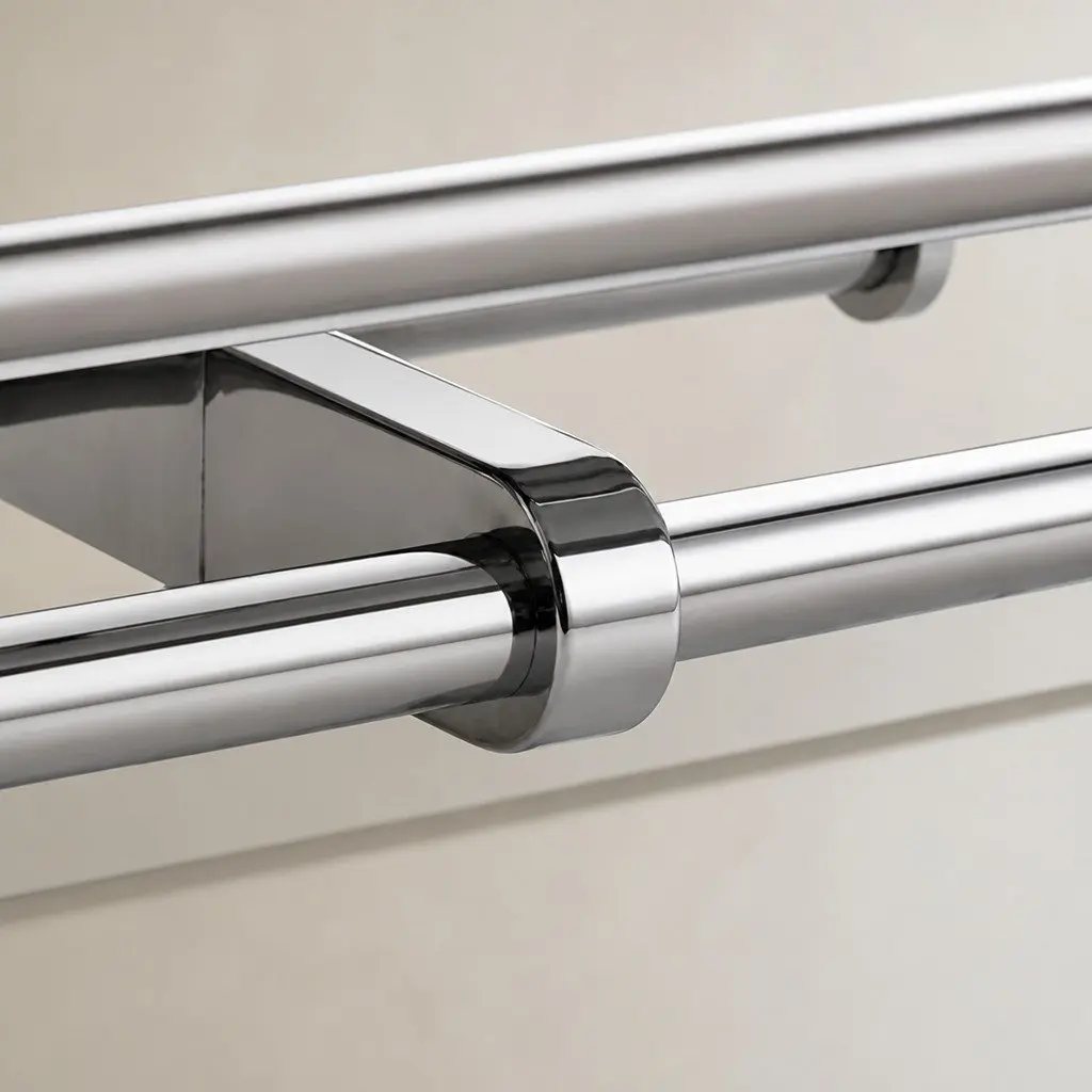 Stainless Steel Wall Mount Double Roll Toilet Paper Holder