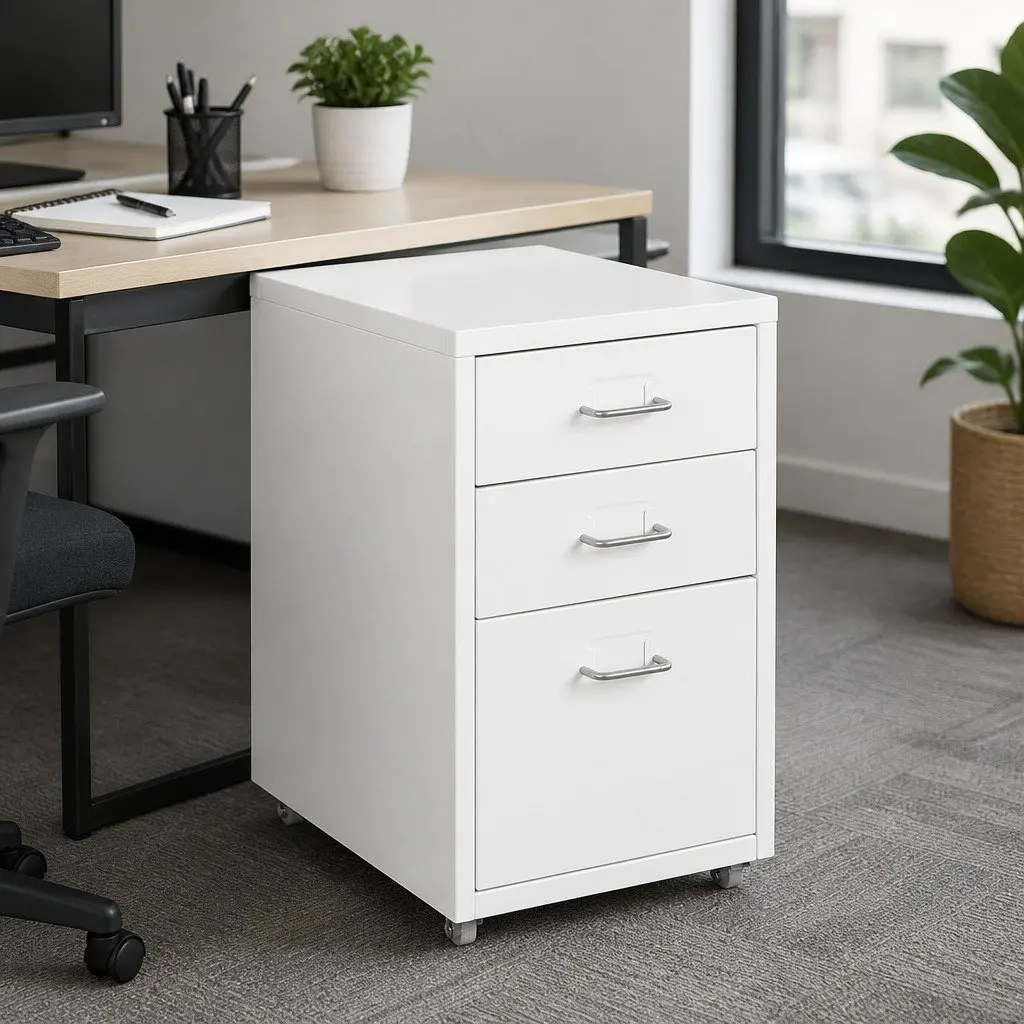 3 Drawer Steel Filing Cabinet for Organized Storage