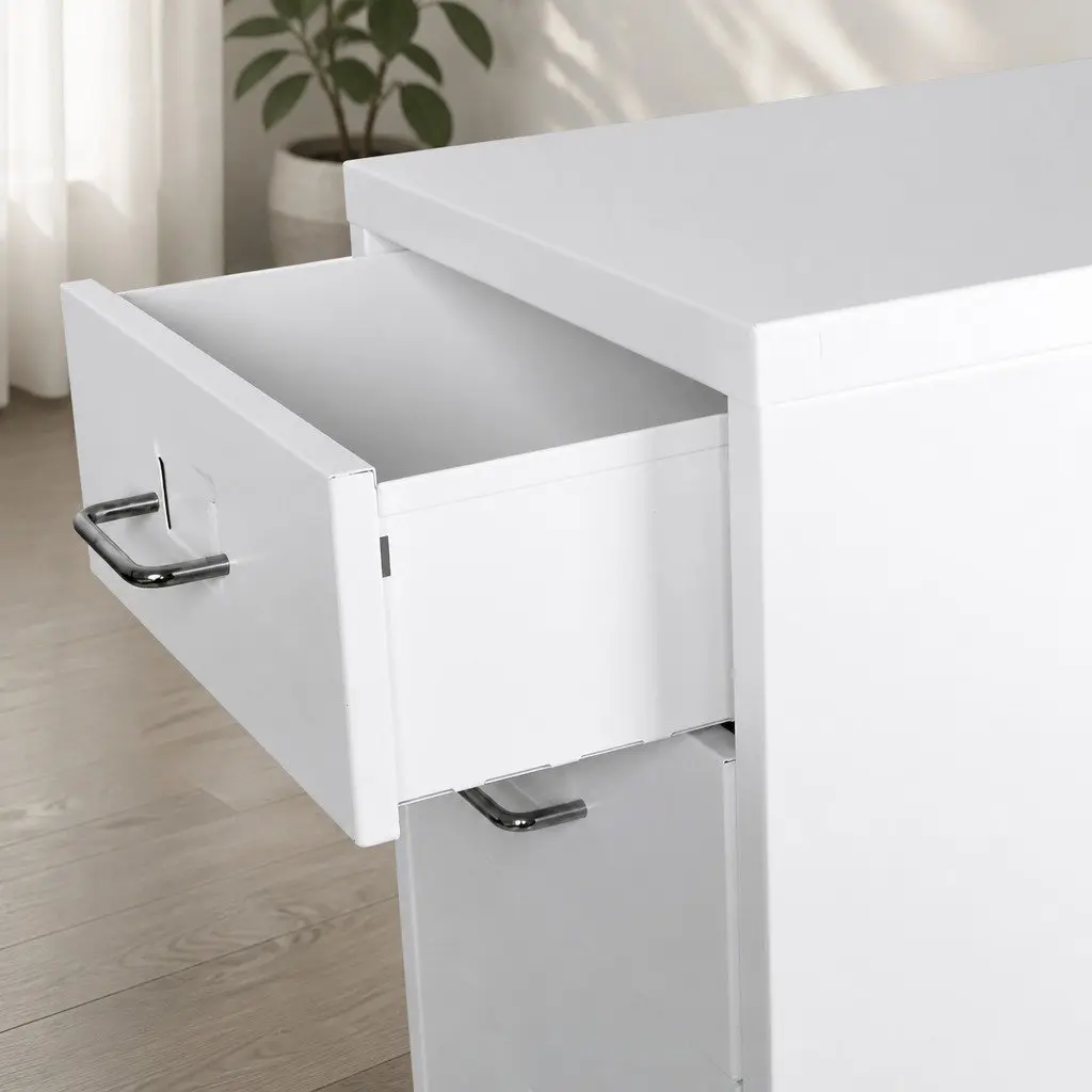 6-Drawer Filing Cabinet with Steel Frame for Office Storage