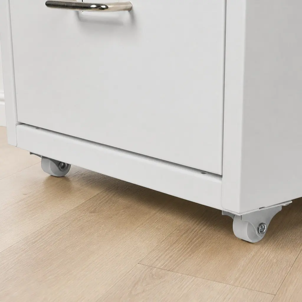 6-Drawer Filing Cabinet with Steel Frame for Office Storage