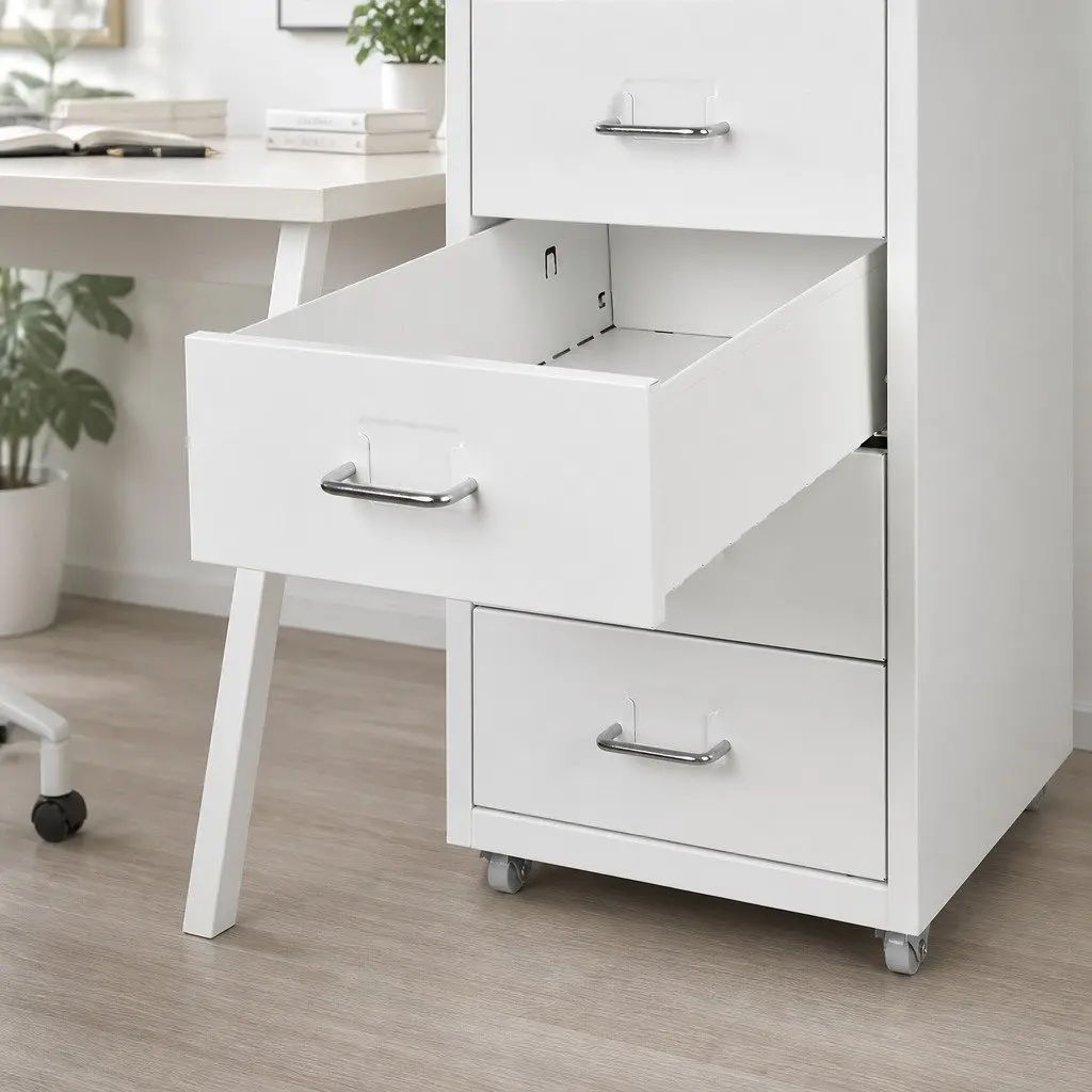 6-Drawer Filing Cabinet with Steel Frame for Office Storage