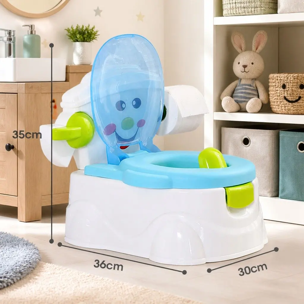 3-in-1 Kids Potty Trainer with Step Stool
