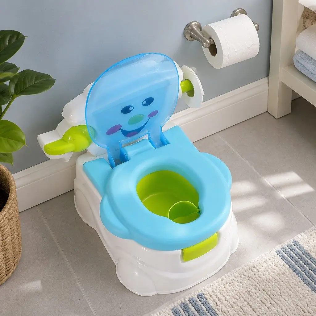 3-in-1 Kids Potty Trainer with Step Stool
