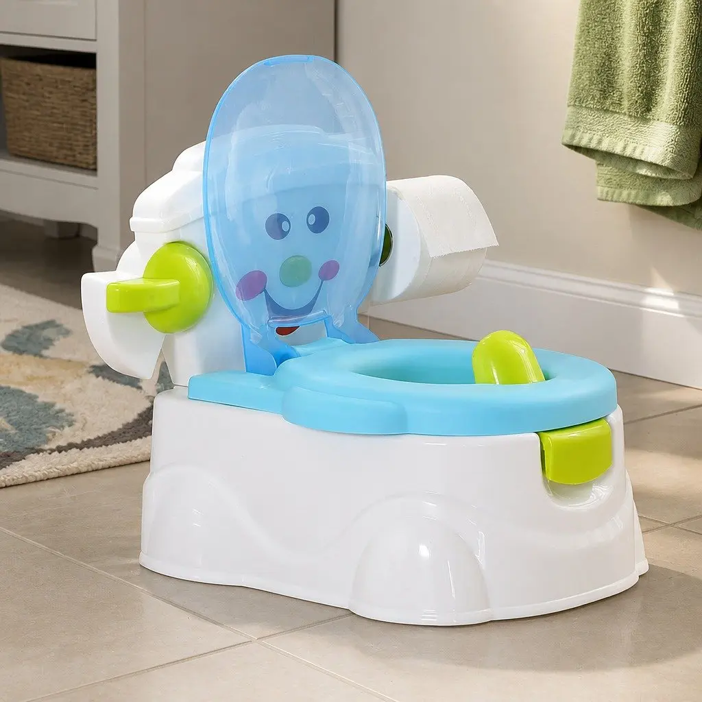 3-in-1 Kids Potty Trainer with Step Stool