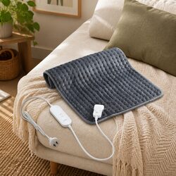 Quality Electric Heating Pad 60x39cm Grey with 4 Settings