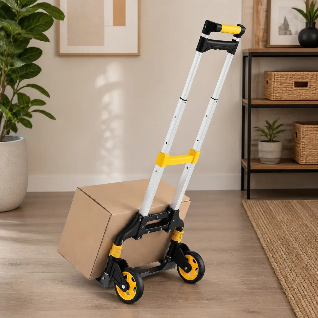 Folding Hand Truck Lightweight Travel Cart 80kg