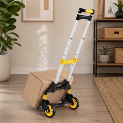 Durable Folding Hand Truck Lightweight Travel Cart 80kg