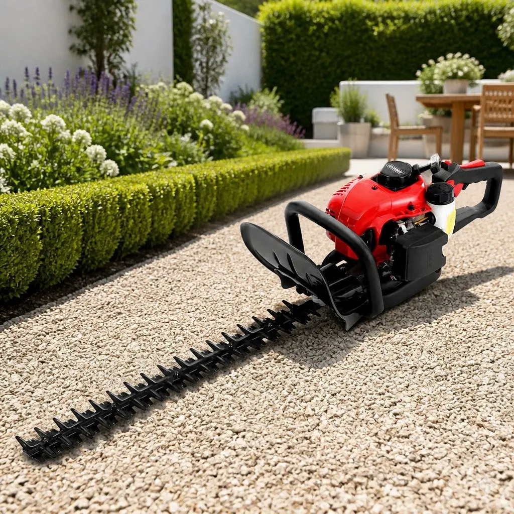 Petrol Hedge Trimmer 25.4CC 24" Dual Blade