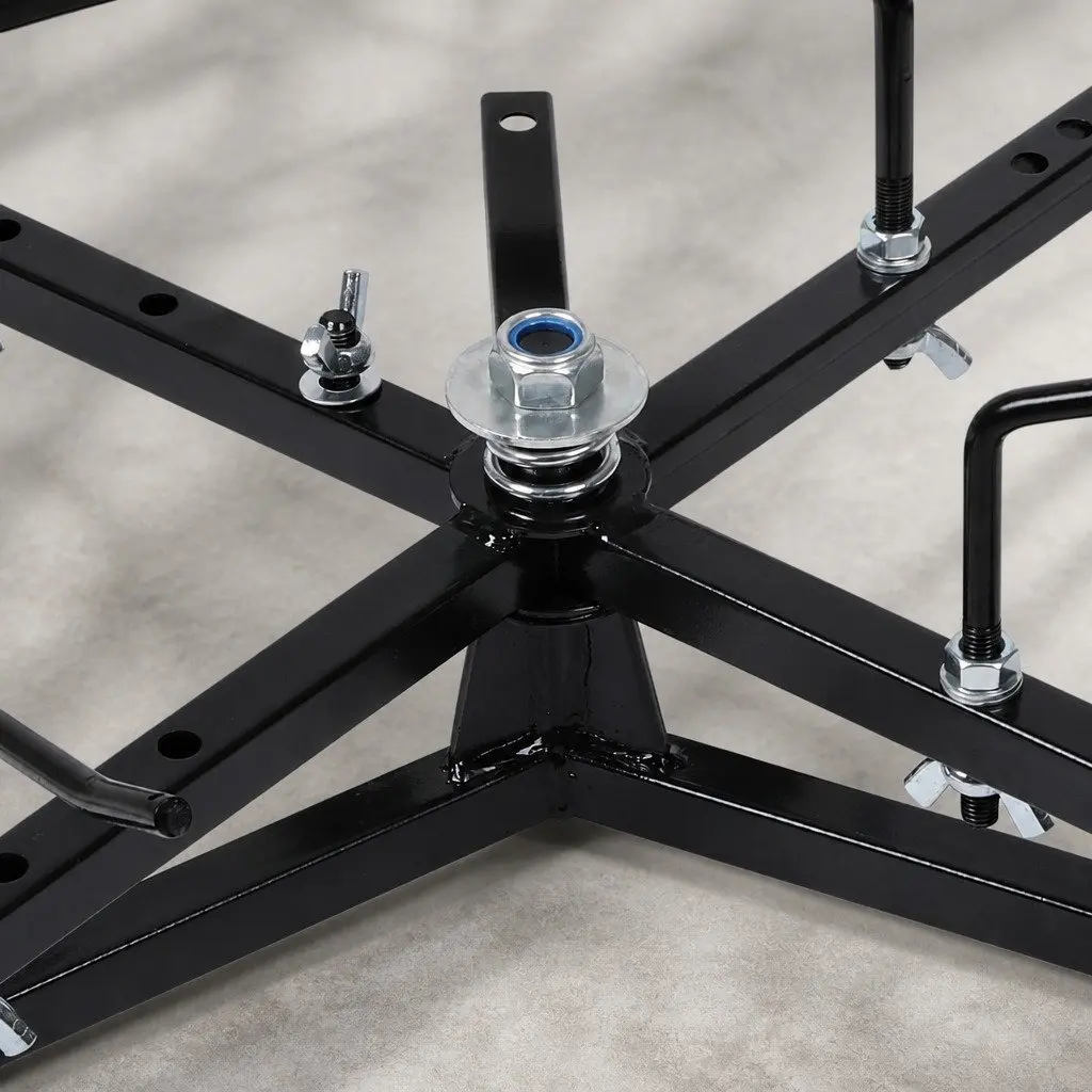 Wire Spinner Dispenser Cast Iron 75 cm Black