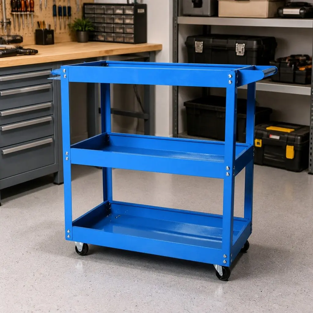 3 Tier Tool Cart Trolley for Workshop Organisation