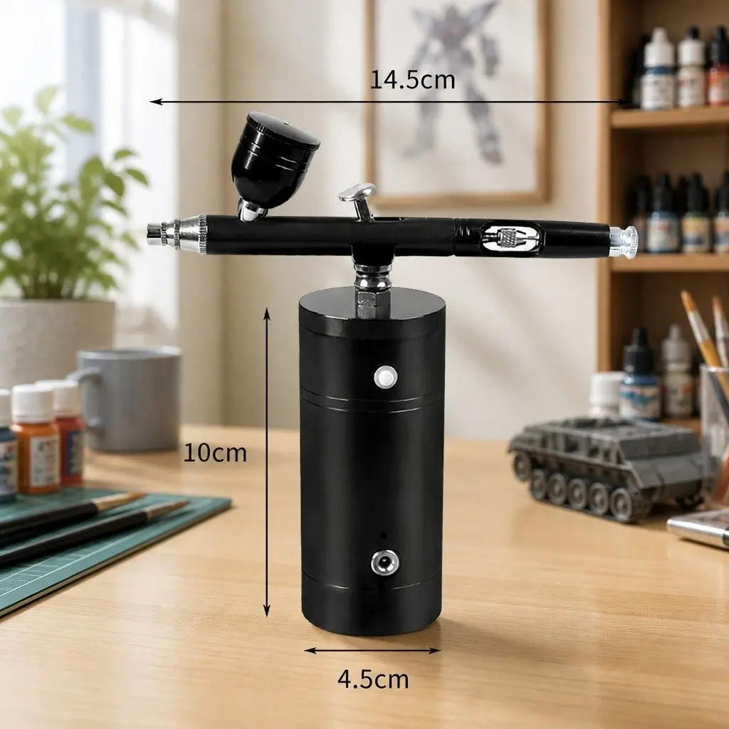 Cordless Airbrush Kit with Dual-Action Modes for Versatility