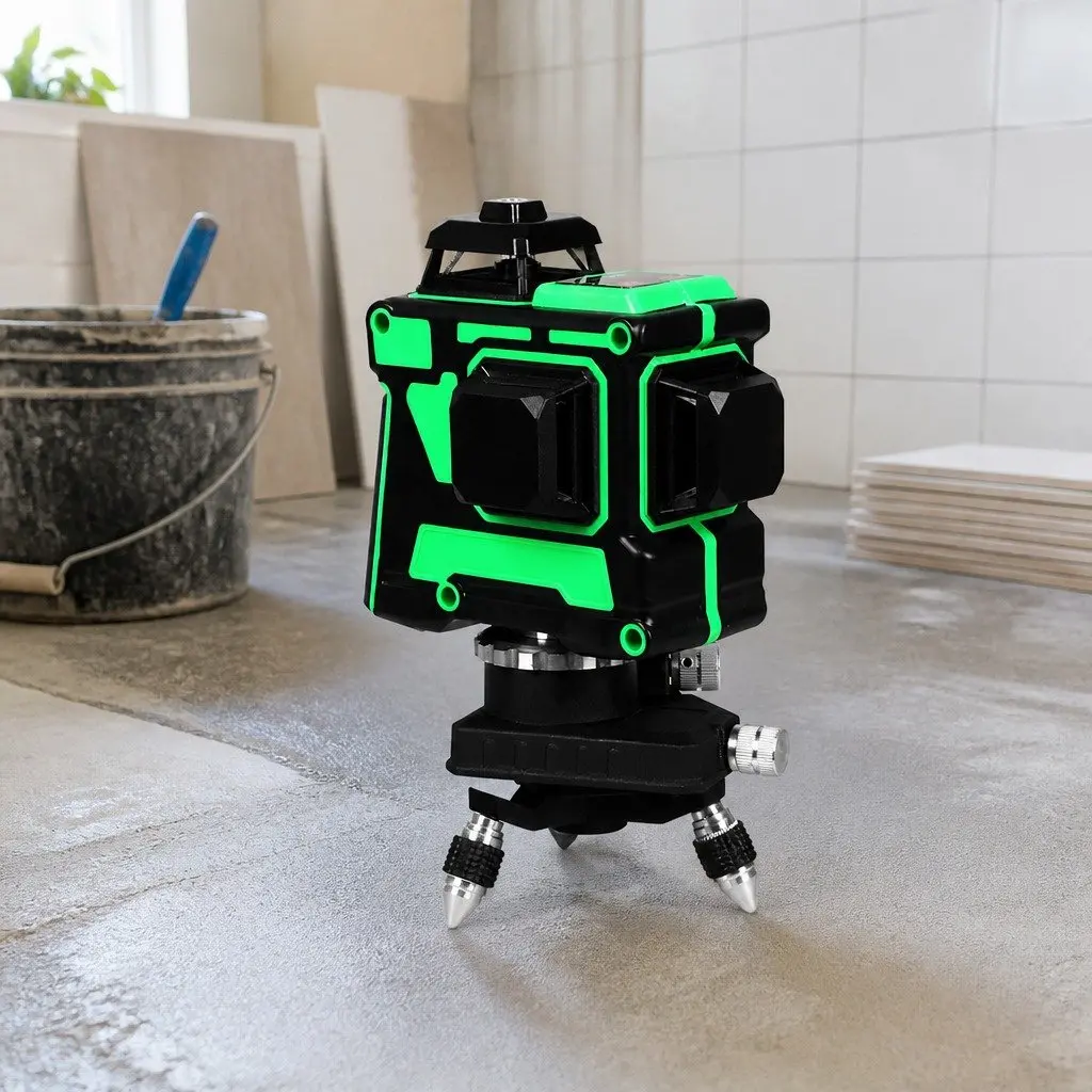 Self-Levelling Green Laser Level with 12 Lines