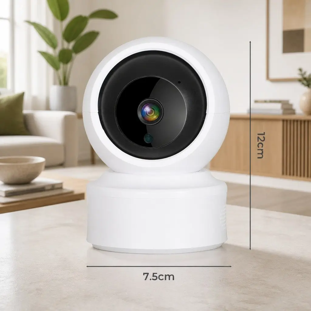 Wireless Security Camera System 1080P HD Indoor White