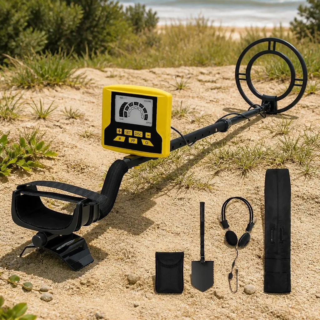 Waterproof Metal Detector with LCD Display