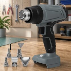 Robust 21V Cordless Heat Gun with Turbo Air Flow