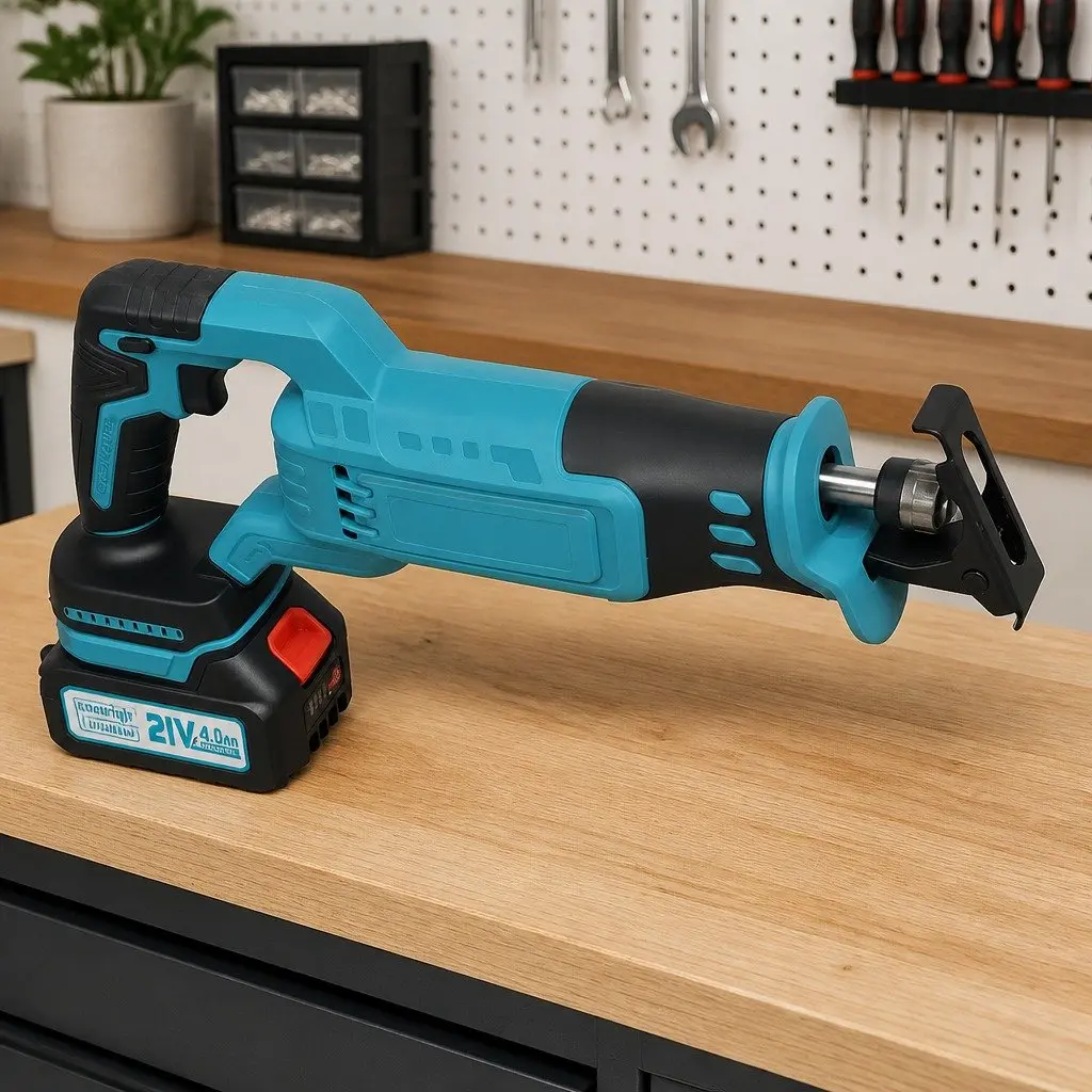 Cordless Reciprocating Saw 21V Brushless Variable Speed Electric Cutting Tool