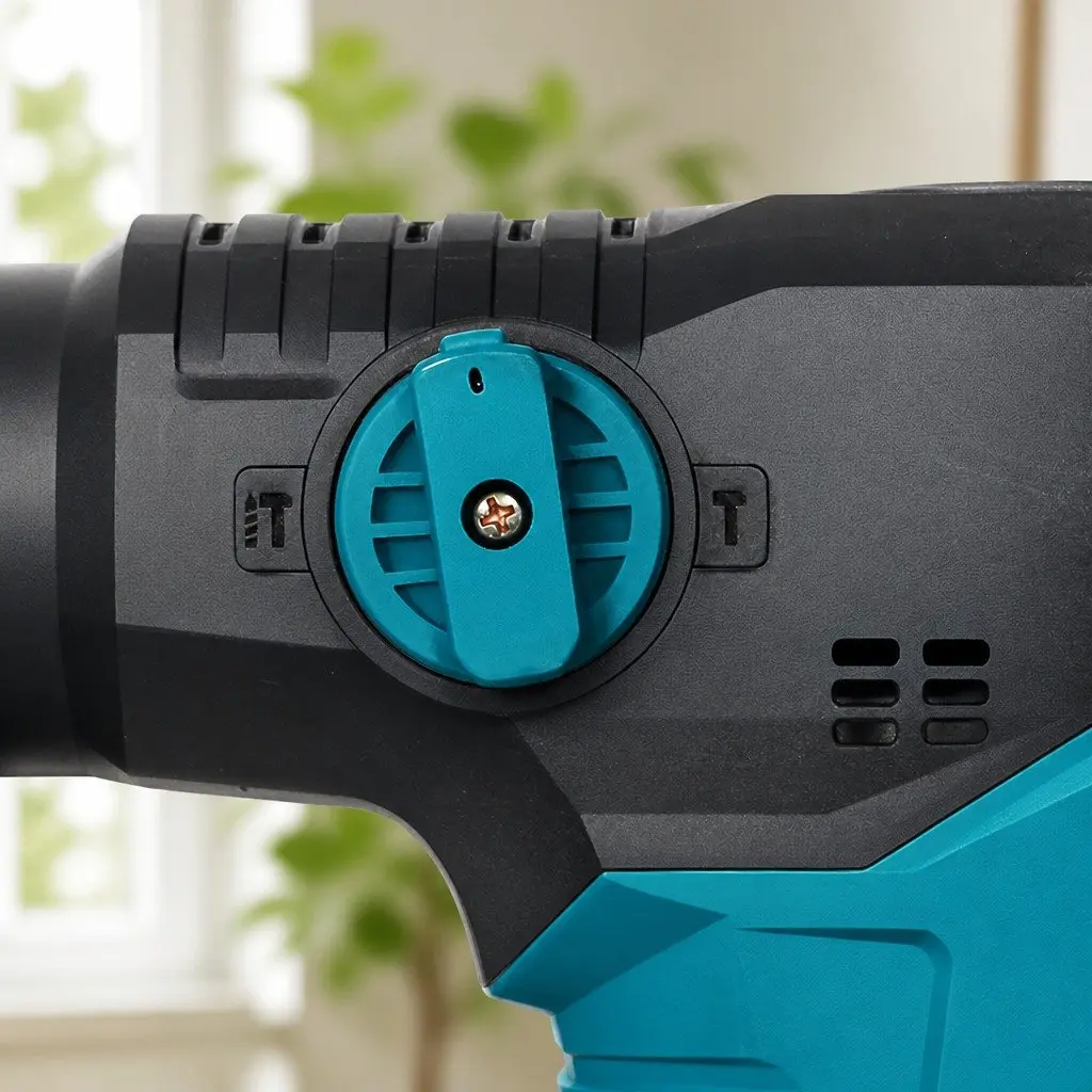 21V Cordless Rotary Hammer Drill Tool Set SDS-Plus Chuck 4-in-1 Modes Brushless