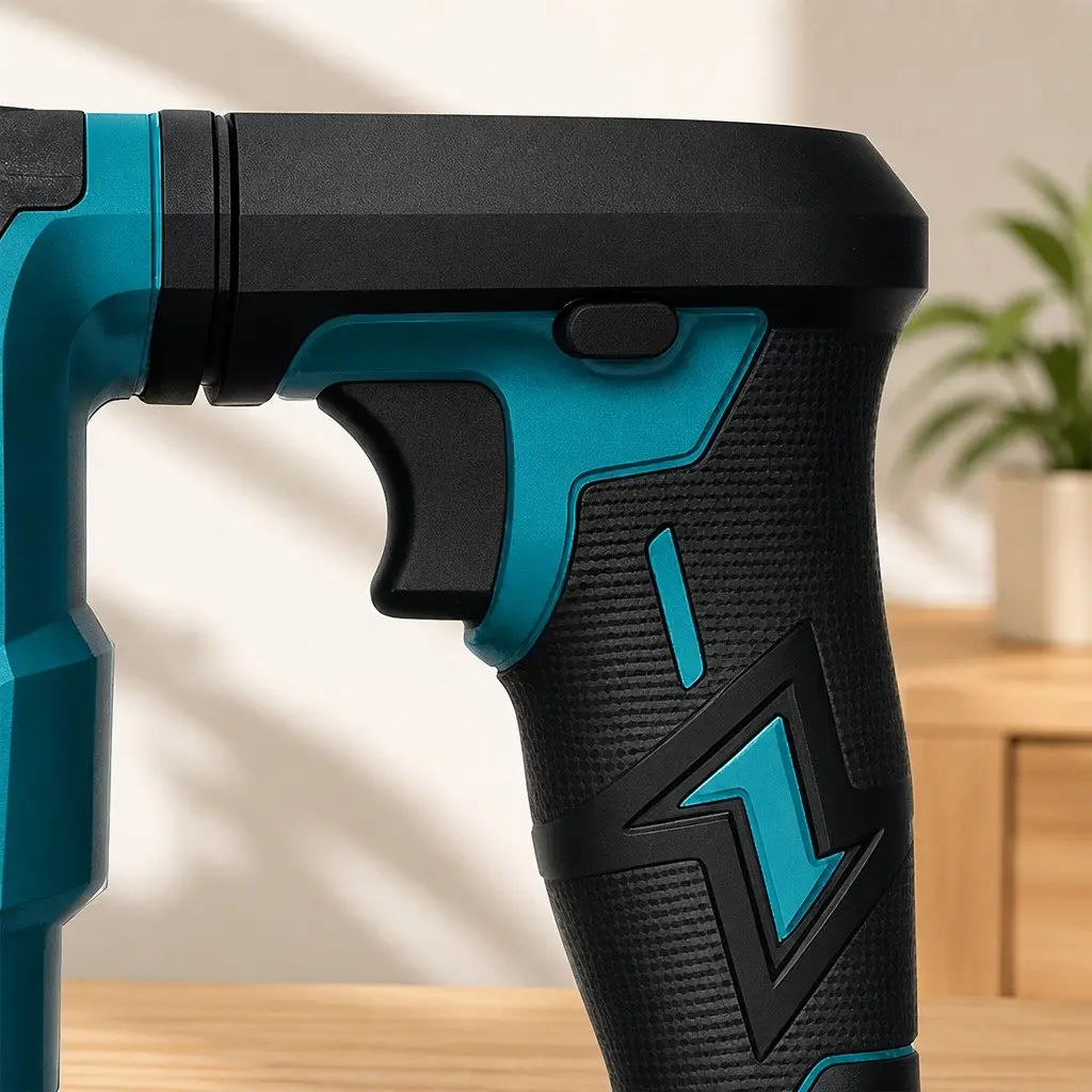 21V Cordless Rotary Hammer Drill Tool Set SDS-Plus Chuck 4-in-1 Modes Brushless