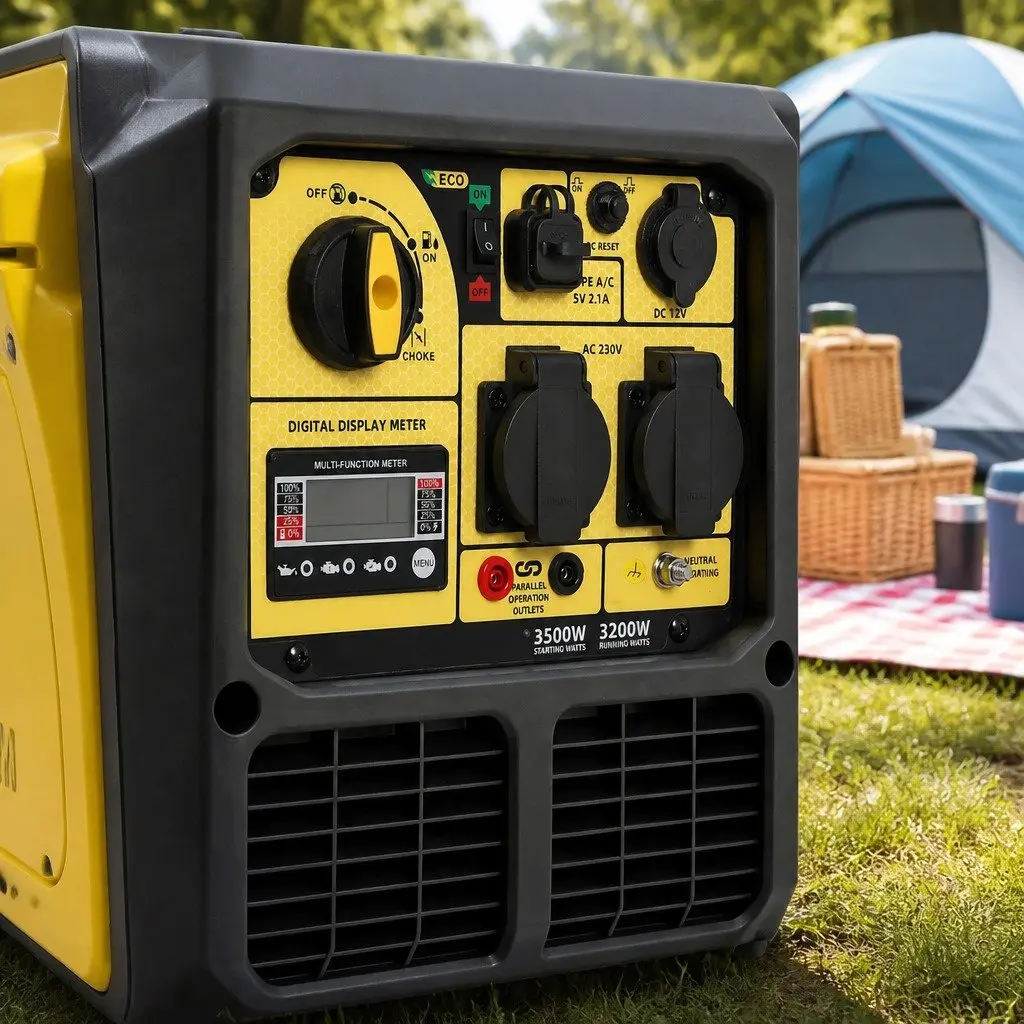 3500W Pure Sine Wave Portable Petrol Generator