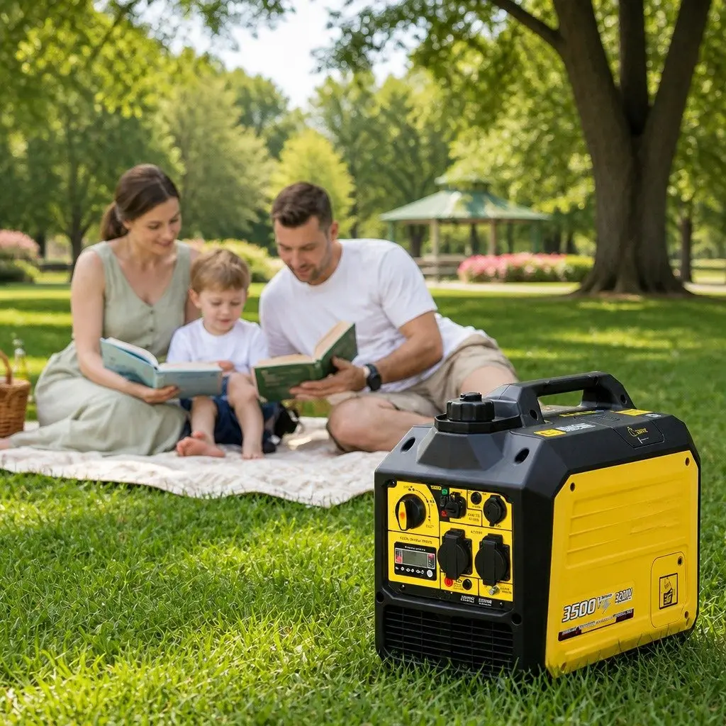 3500W Pure Sine Wave Portable Petrol Generator
