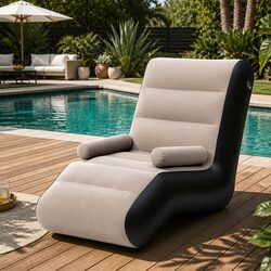 Durable Inflatable Air Chair Sun Lounger Sofa for Camping